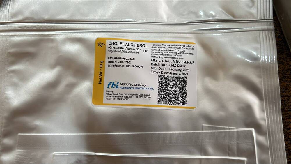 Cholecalciferol (Vitamin D3) IP
