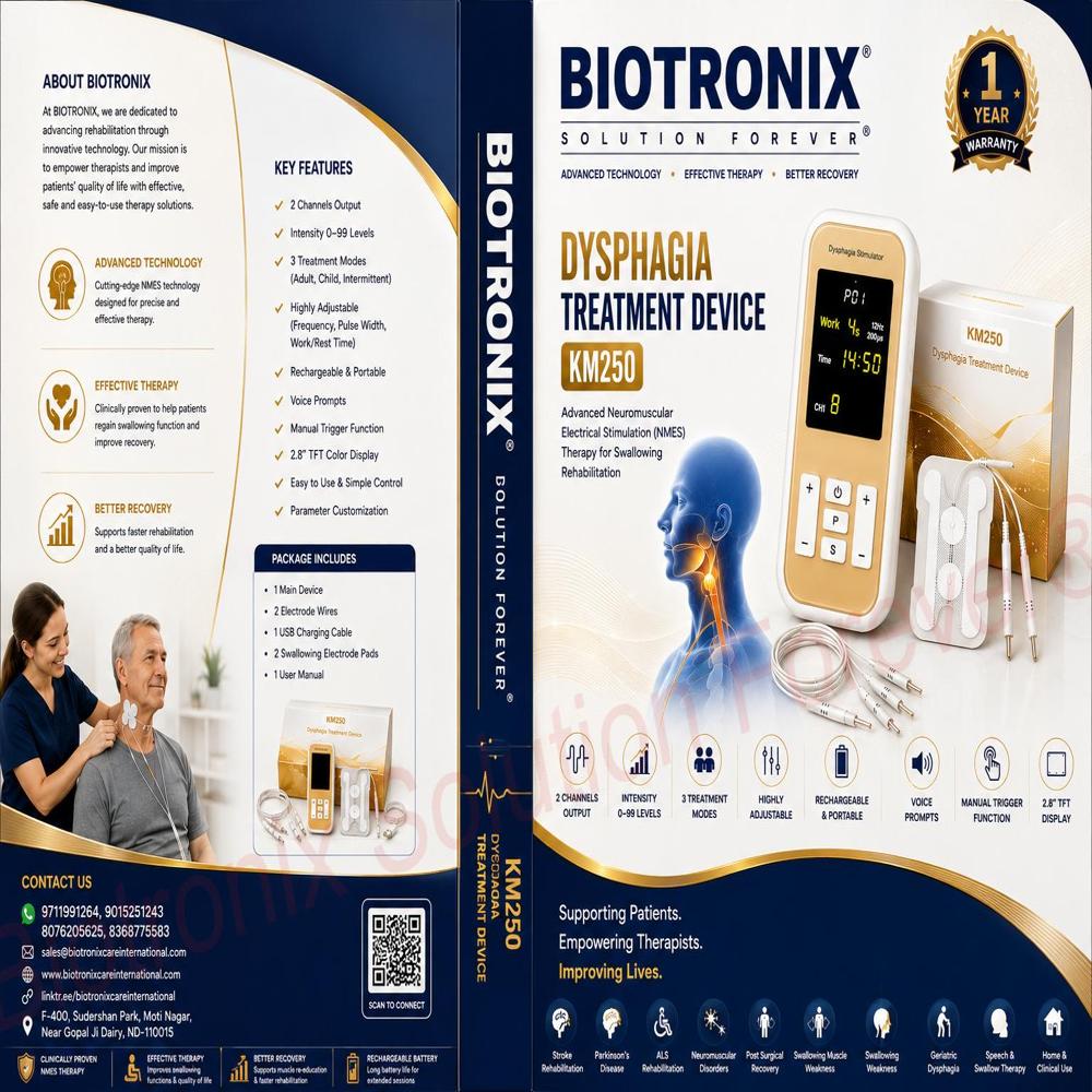 Dysphagia Rehabilitation Equipment for Physiotherapy