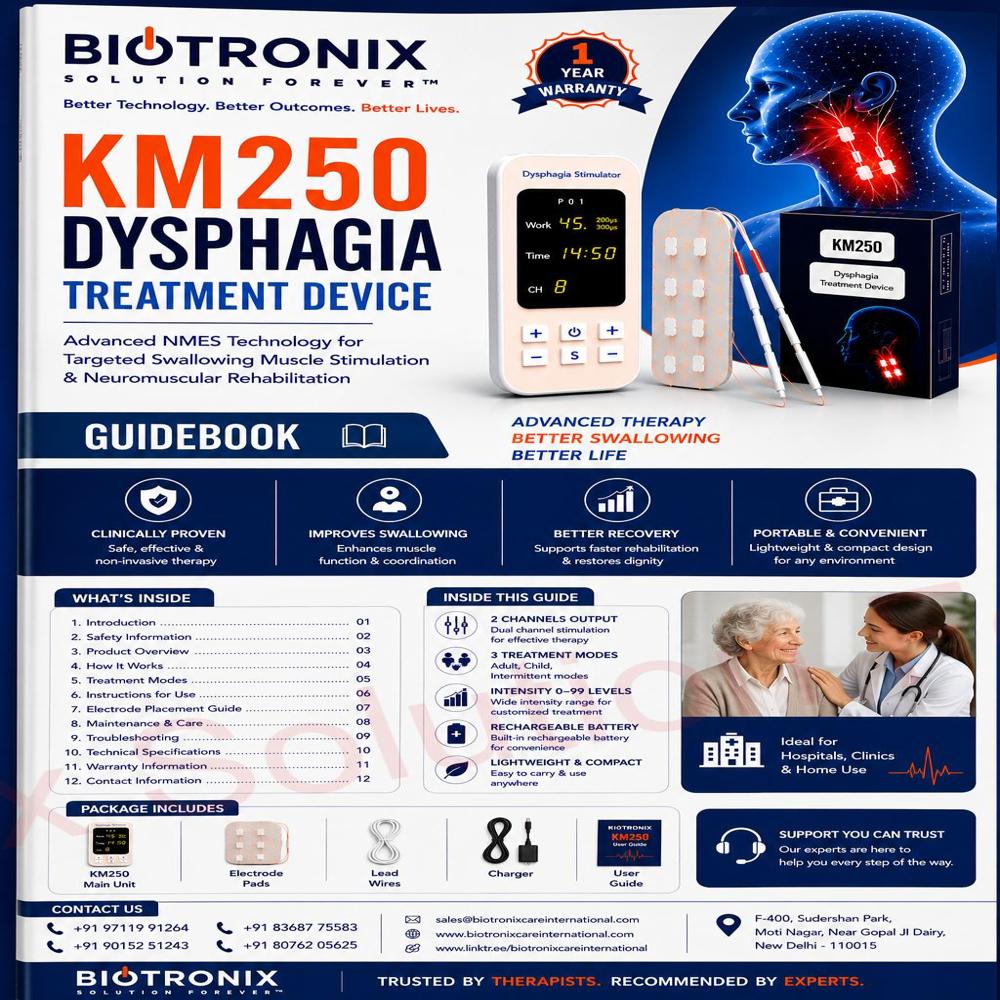Dysphagia Rehabilitation Equipment for Physiotherapy