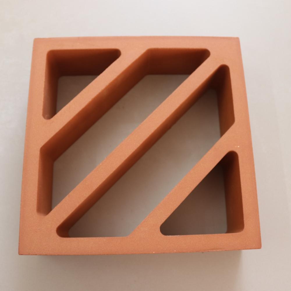 Terracotta zebra jali breze block