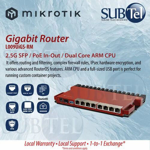 Mikrotik l009uigs-RM Router