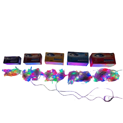 8Mm Sugarcane Shape 7 Colour Led String Light - Features: Energy Efficient