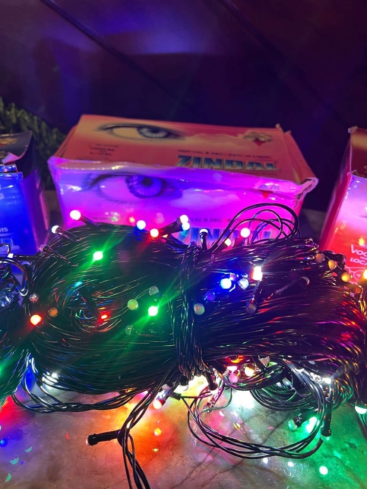 45m Multi Led String Light - Color: Multi-color