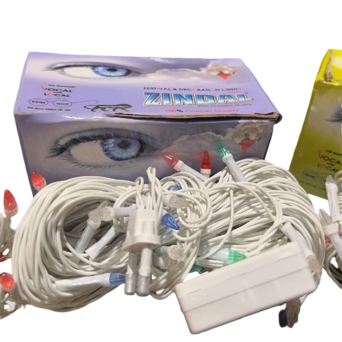 15M White Multi Led String Light - Material: Plastic