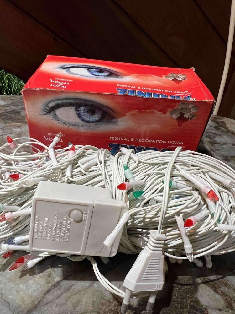 White Multi LED String Light