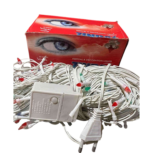 White Multi Led String Light - Material: Plastic