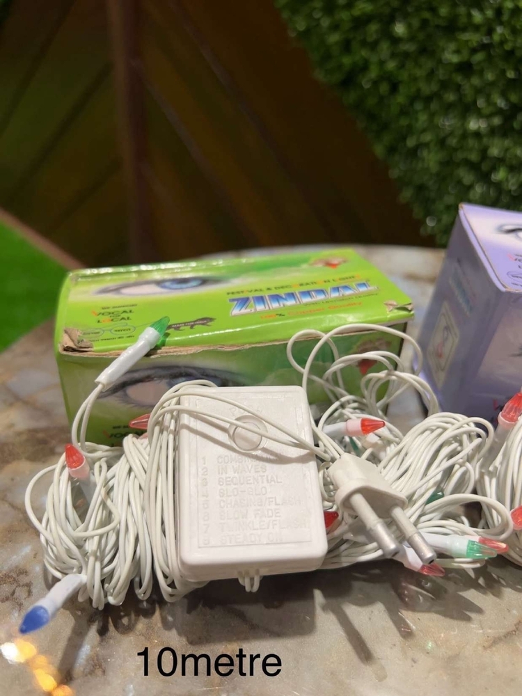 10m White Multi LED String Light