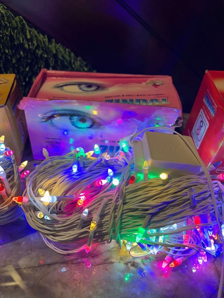 45m White Multi Led String Light