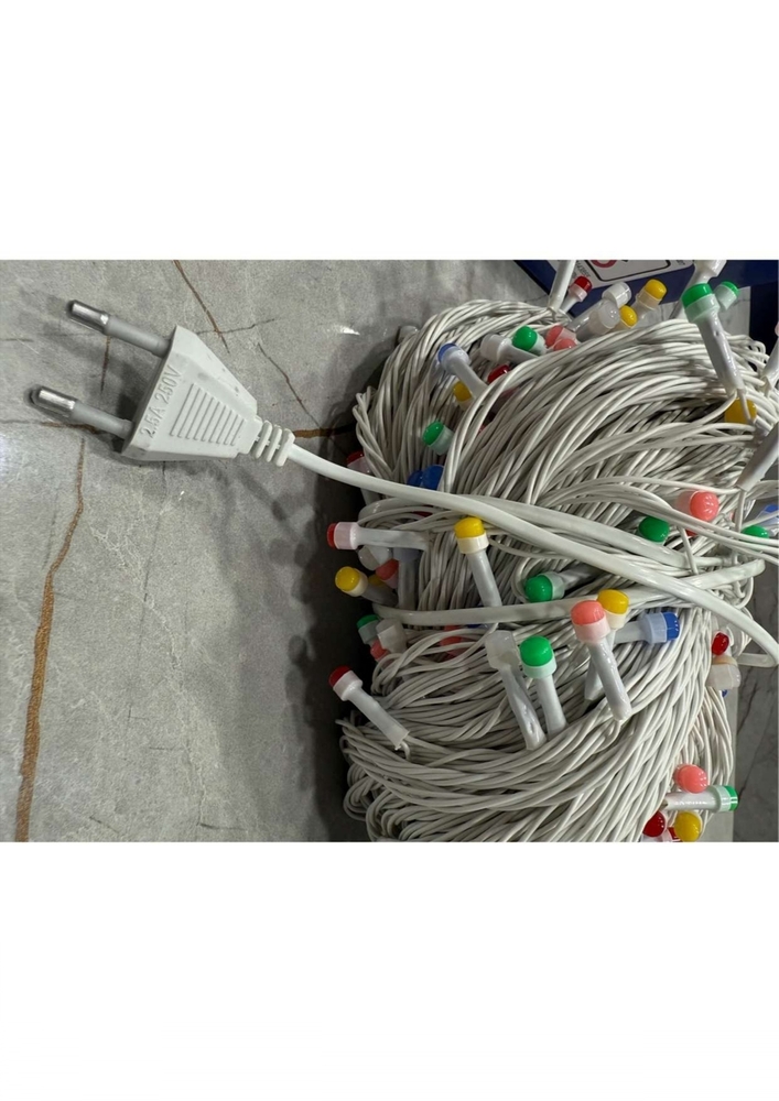 8mm Rgrb Dhamaka Silver Led String Light - Color: Red