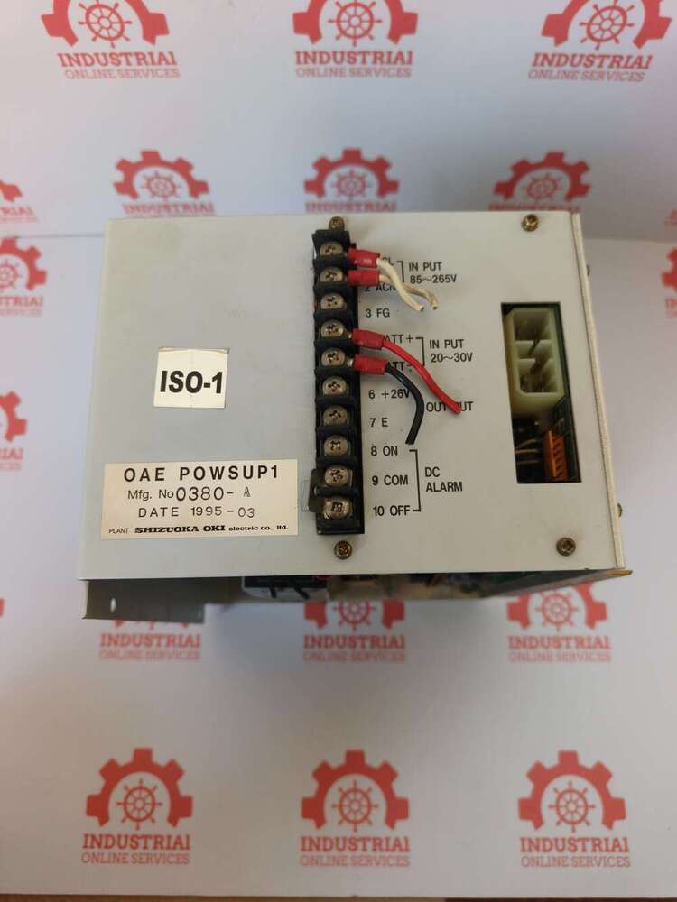 Shizuoka Oki OAE POWSUP1 Marine Telephone Exchangers DC Power Supply