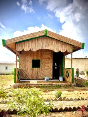 Bamboo House - Size: Customise