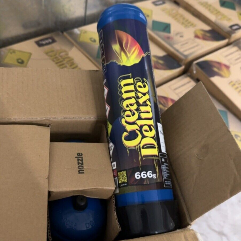 Cream Deluxe 666g (Case Of 6) Cream Charger - Export