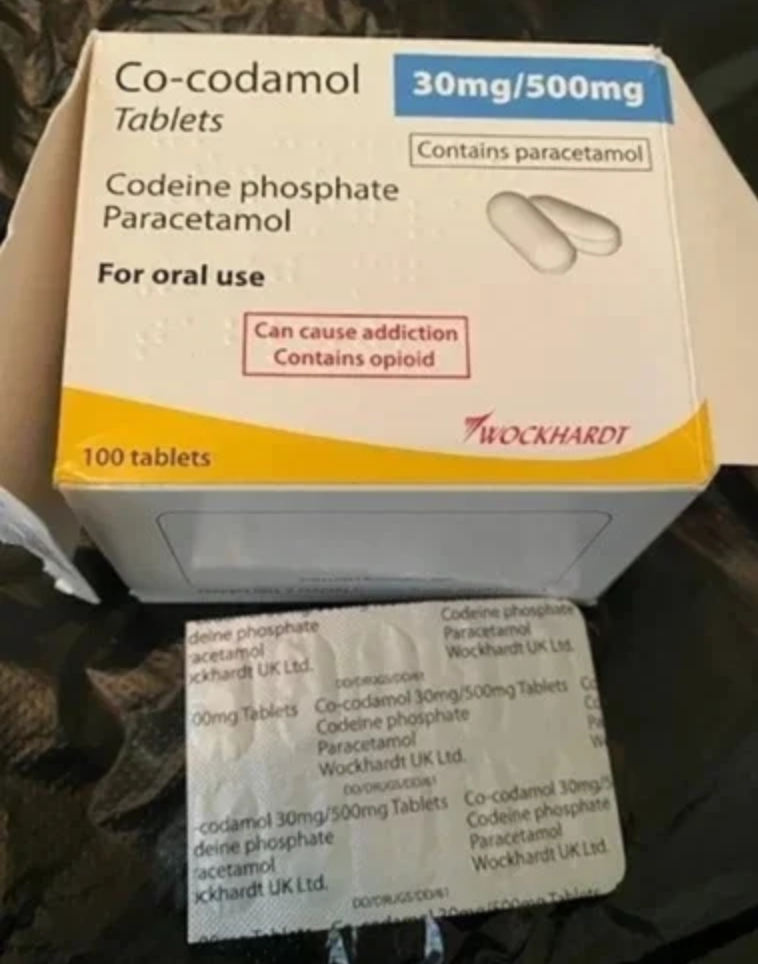 CO-codamol 30mg 100 Tablets