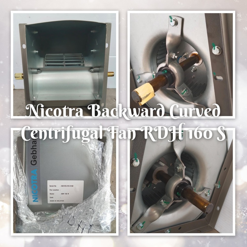 Nicotra Backward Curved Centrifugal Fan RDH 160 S
