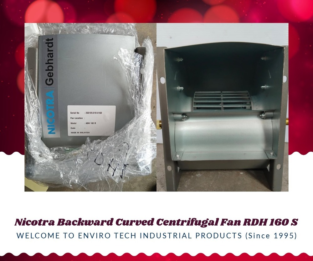 Nicotra Backward Curved Centrifugal Fan RDH 160 S