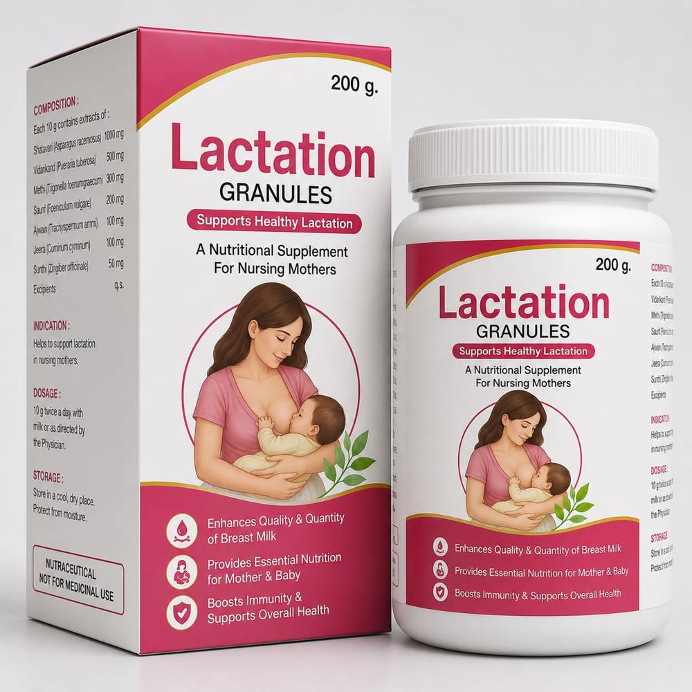 Lactation Granules Third Party Manufacturing