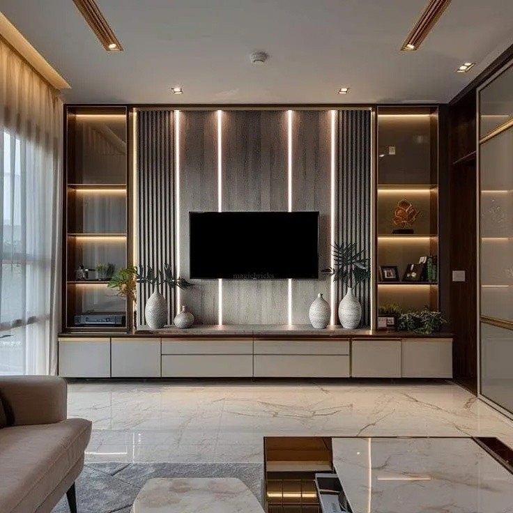 Modern TV Panel Unit