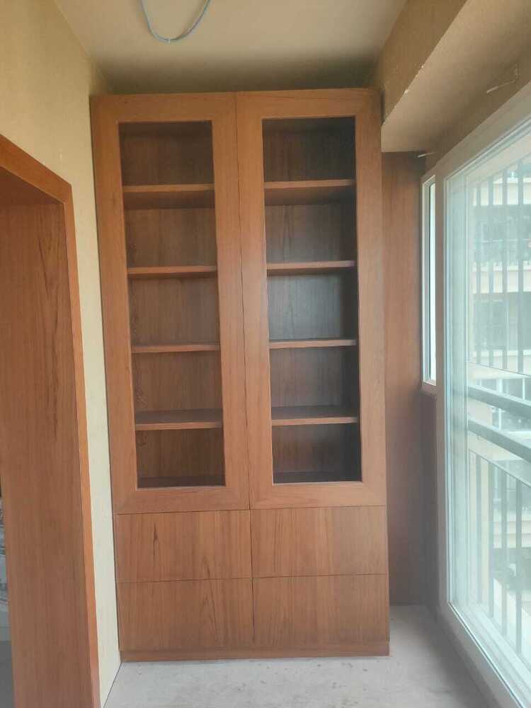 Tall Glass-Door Display Cabinet