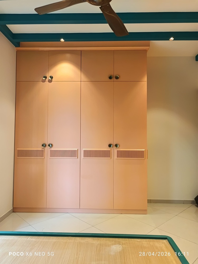 Modular Peach Wardrobe