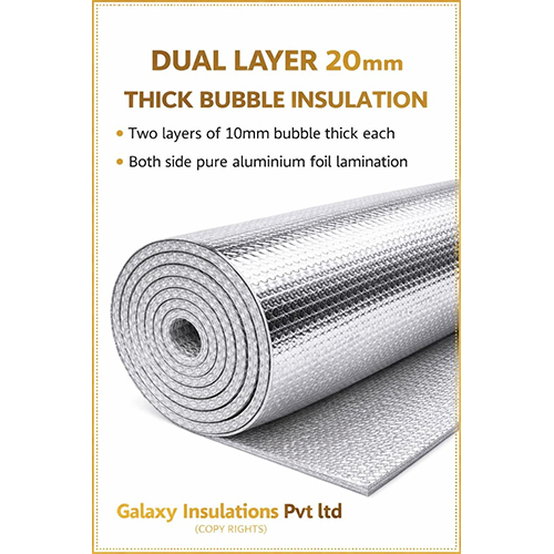 20 MM Bubble Insulation Roll Aluminium Foil jpg