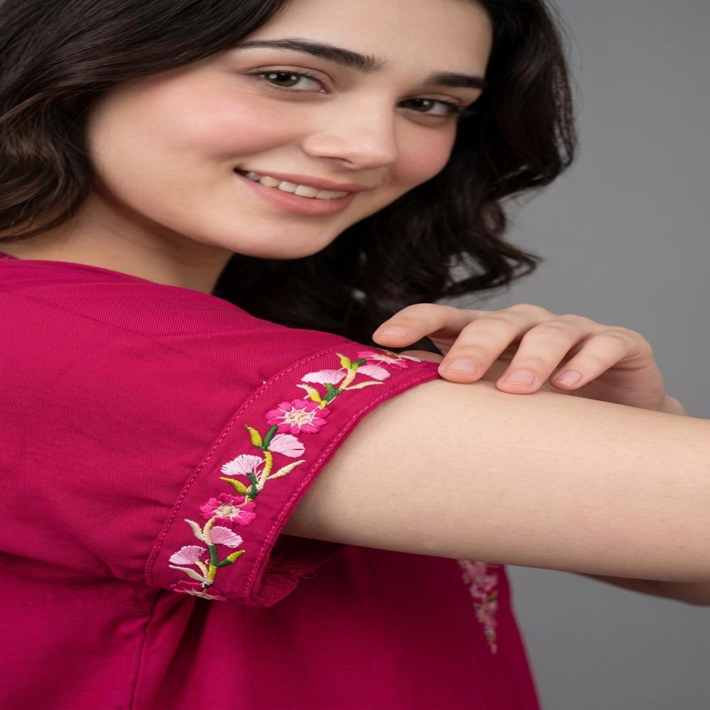 Premium Alpine Kashmiri Designer Embroidered Nighty