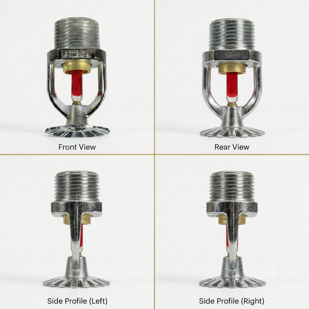 Pendant Type Sprinkler - Color: Silver