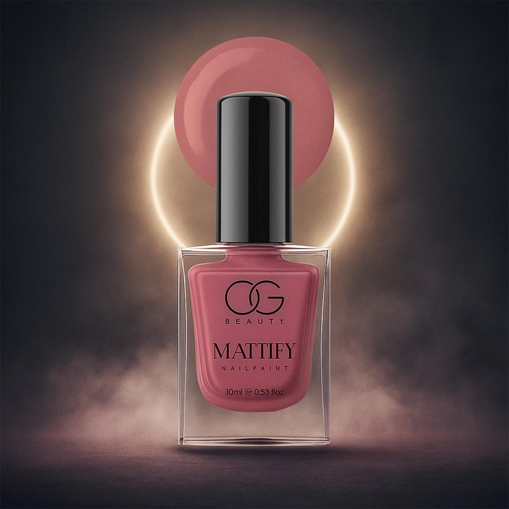 Og Beauty Perfect Pink Mattify Nail Paint (10 Ml / 1 Pc) - Application: As Per Product Requirement