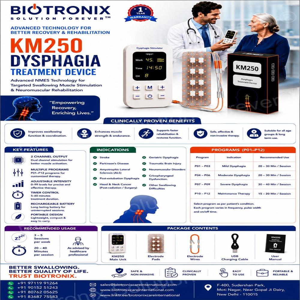 KM250 Advanced Dysphagia Therapy System for Rehabilitation