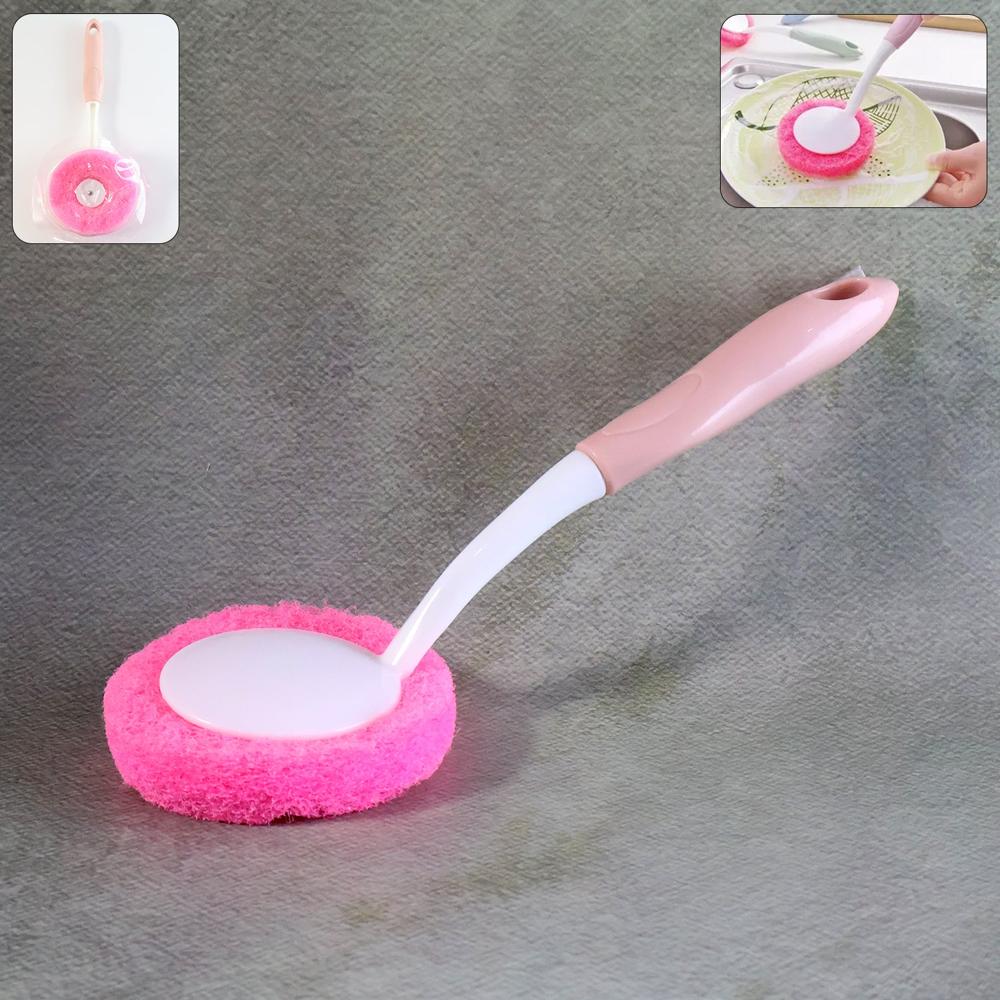 Long Handle Kitchen Dish Scrubber Brush (1 Pc) - Application: As Per Product Requirement