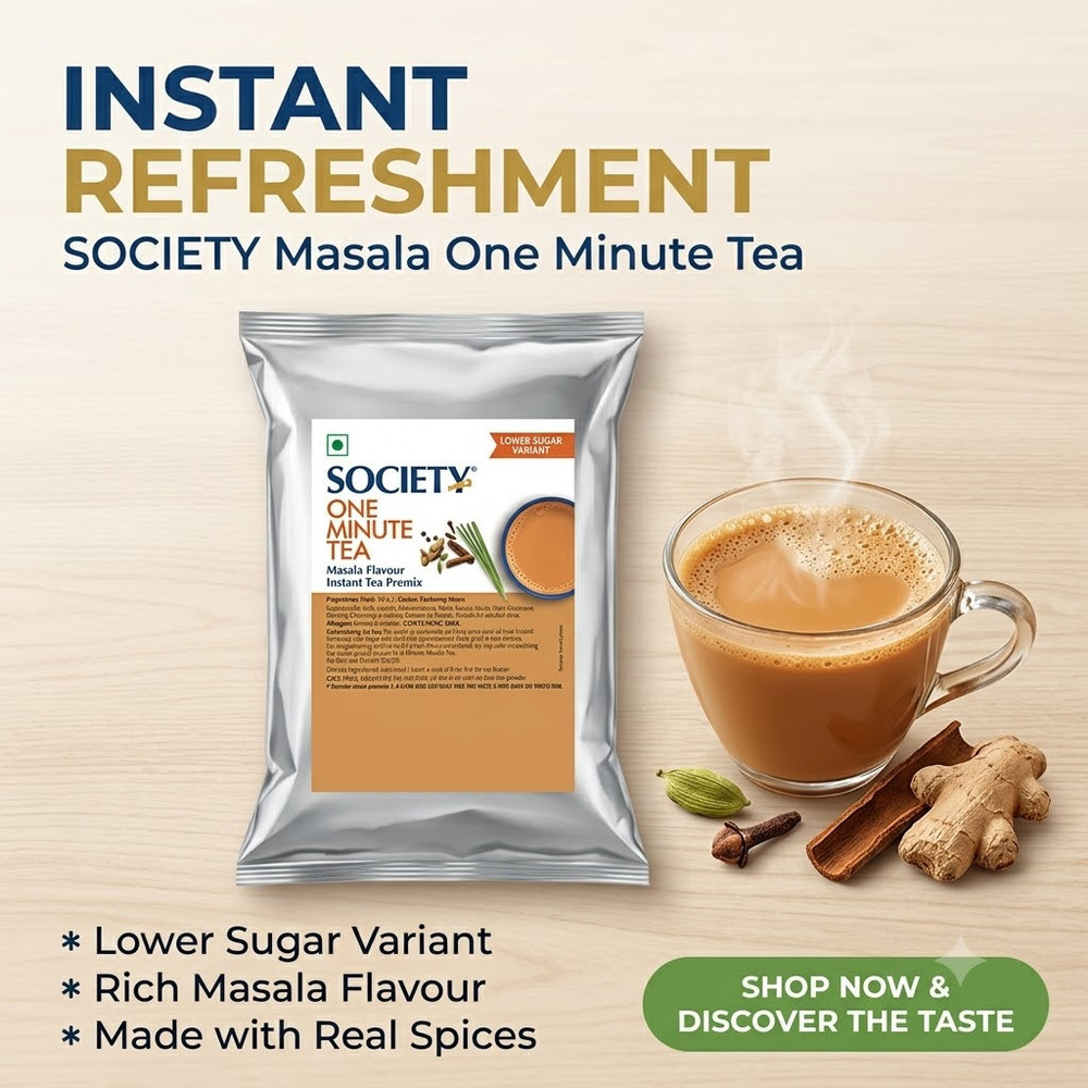 Society One Minute Tea