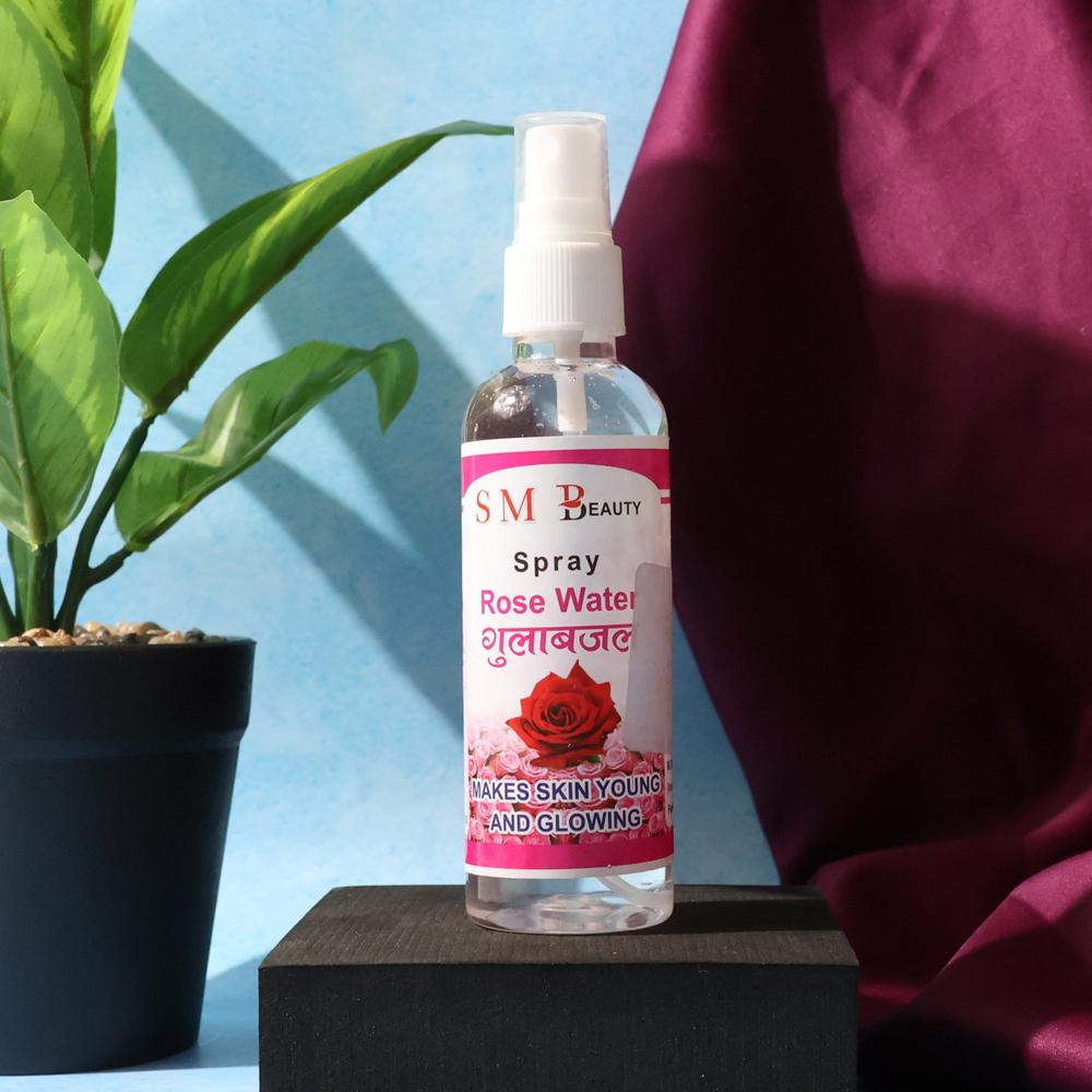 Rose Water Spray For Face & Skin Hydration - (1 Pc / 100Ml) - Age Group: As Per Product Requirement