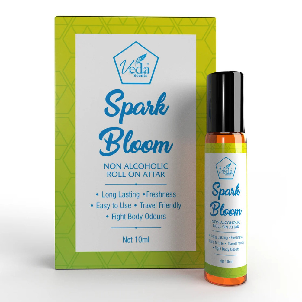 Veda Scents Spark Bloom Roll On Attar