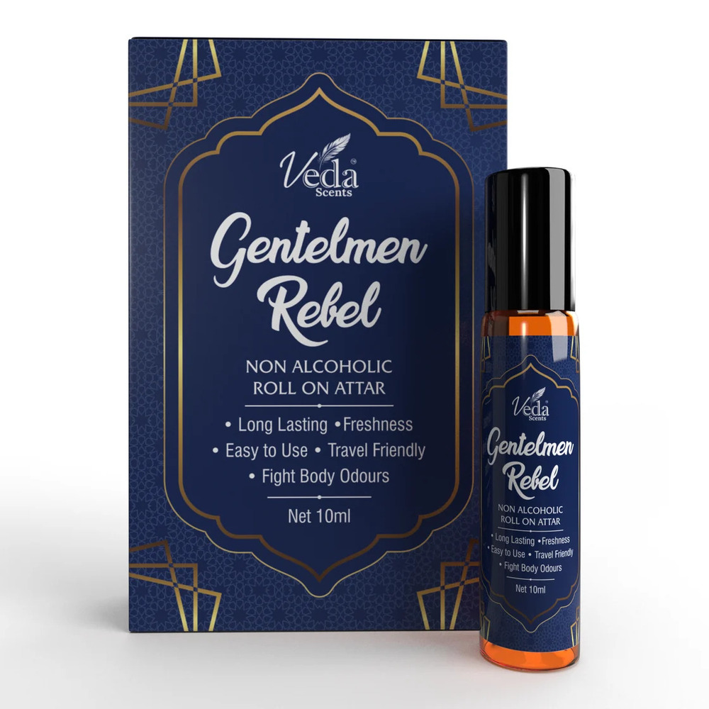 Veda Scents Gentelmen Rebel Roll On Attar