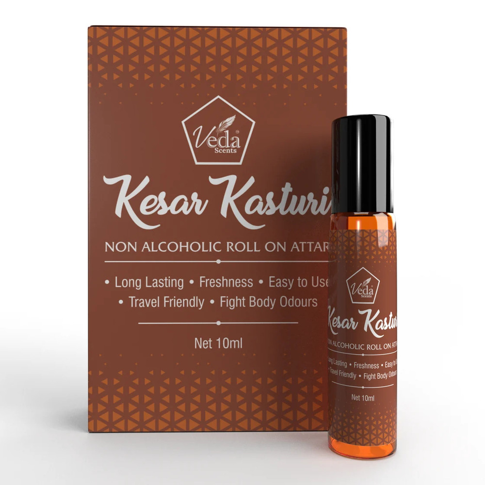 Veda Scents Kesar Kasturi Roll On Attar