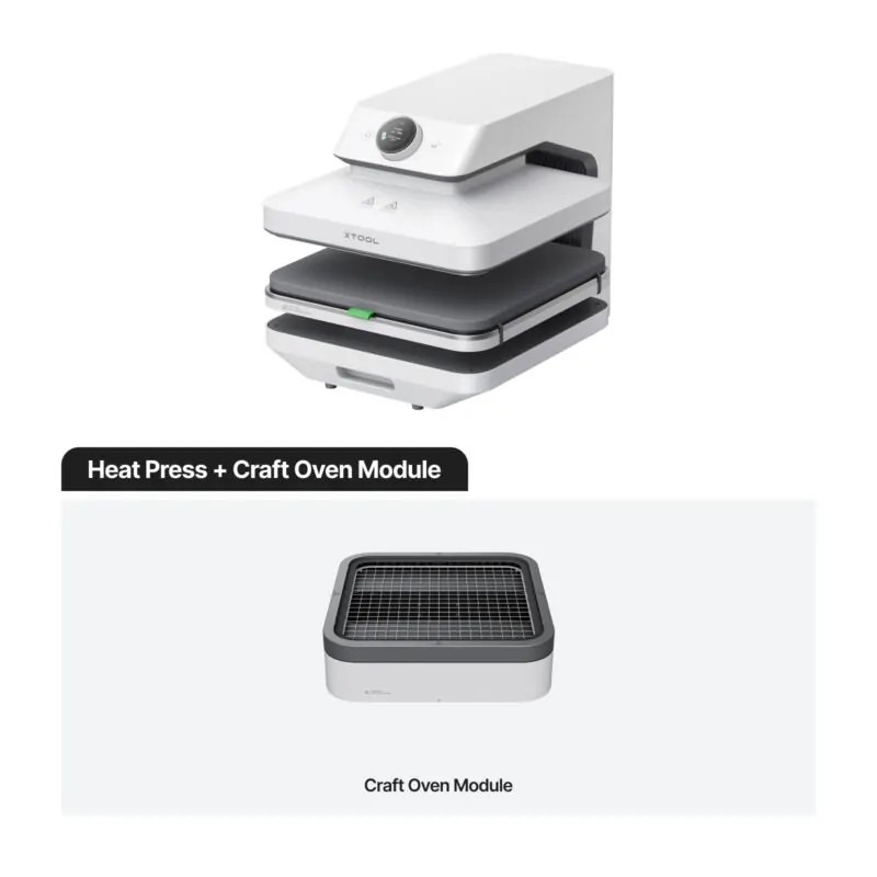 Pre-Sale Xtool Wonderpress The First 3D Auto Heat Press With Switchable Creativity(Craft Oven Module) - Voltage: 220 Volt (V)