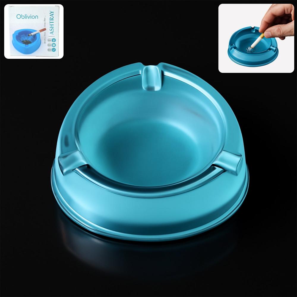 Heavy-Duty Transparent Plastic Ashtray With Triple Rest Slots (1 Pc) - Application: As Per Product Requirement