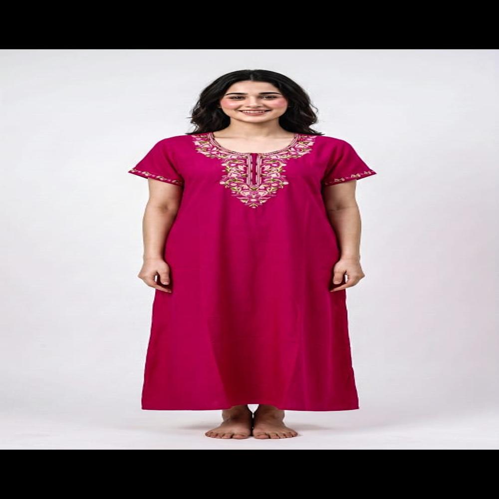EVOLOVE Kashmiri Designer Embroidered Nighty