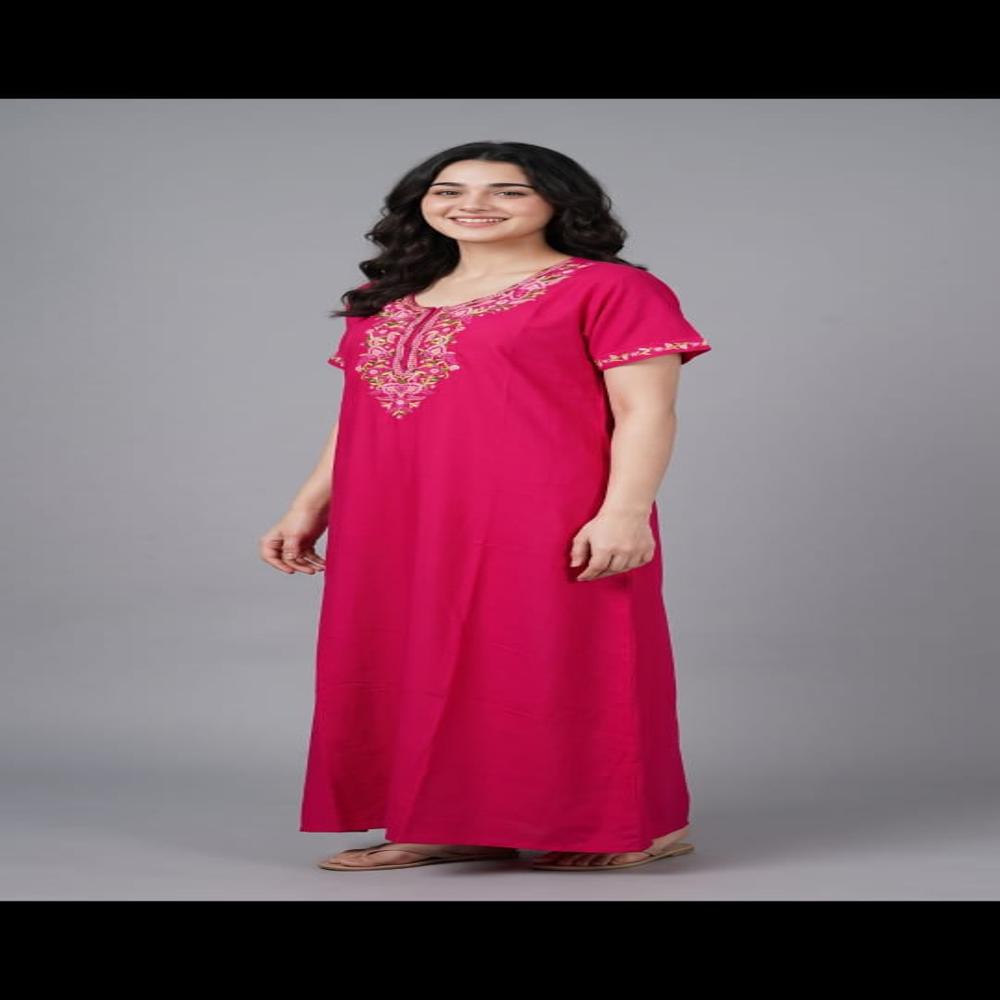 EVOLOVE Kashmiri Designer Embroidered Nighty
