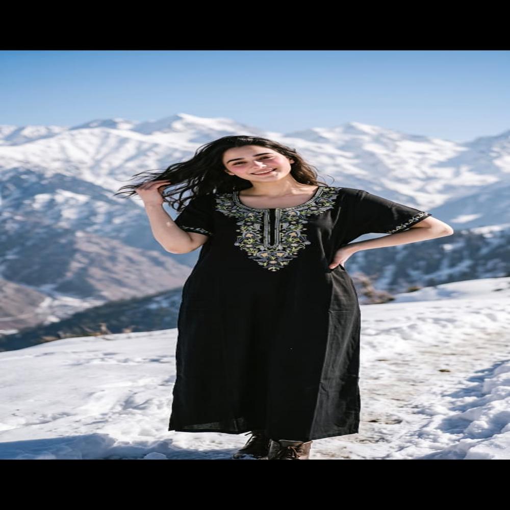 EVOLOVE Kashmiri Designer Embroidered Nighty