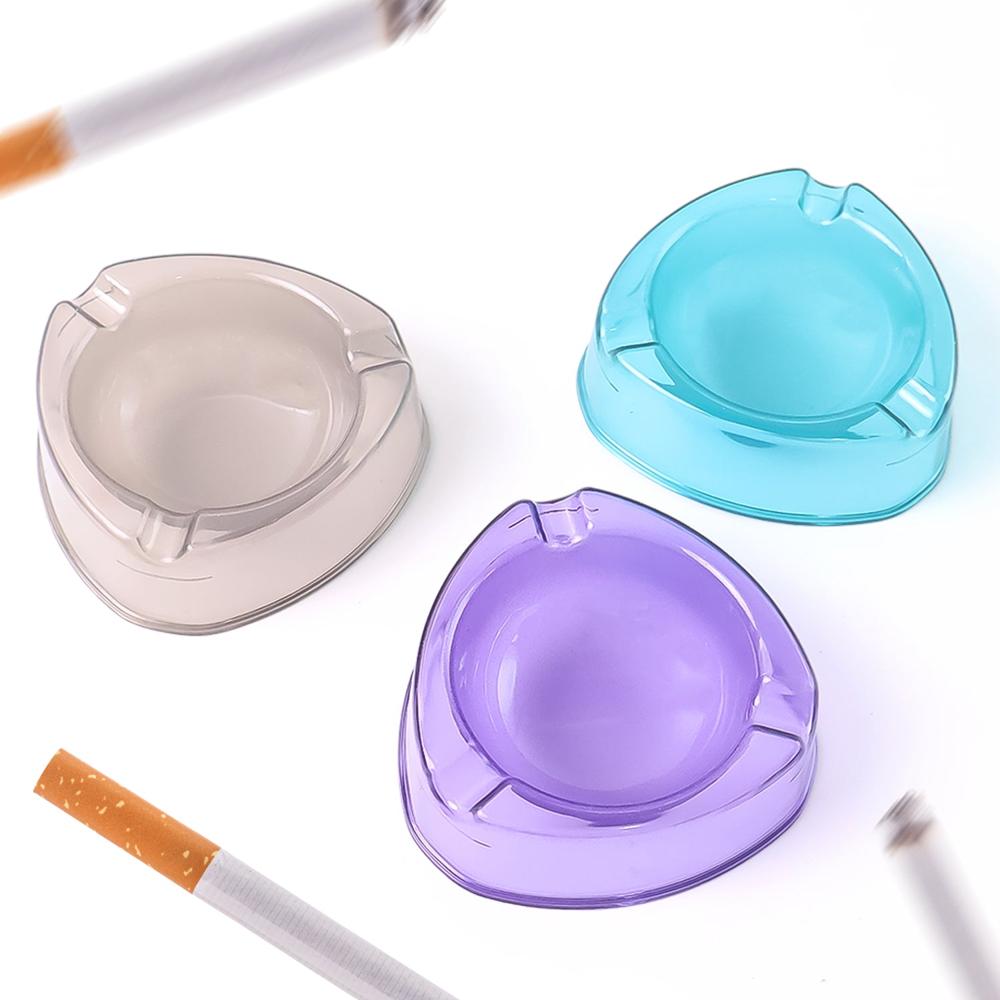 Oblivion Transparent Plastic Ashtray (Mix Color & 1 Pc) - Application: As Per Product Requirement