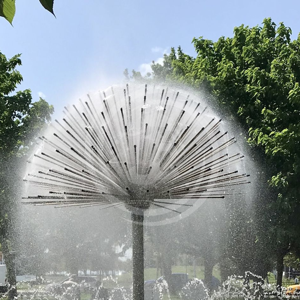 Half Dandelion Fountain