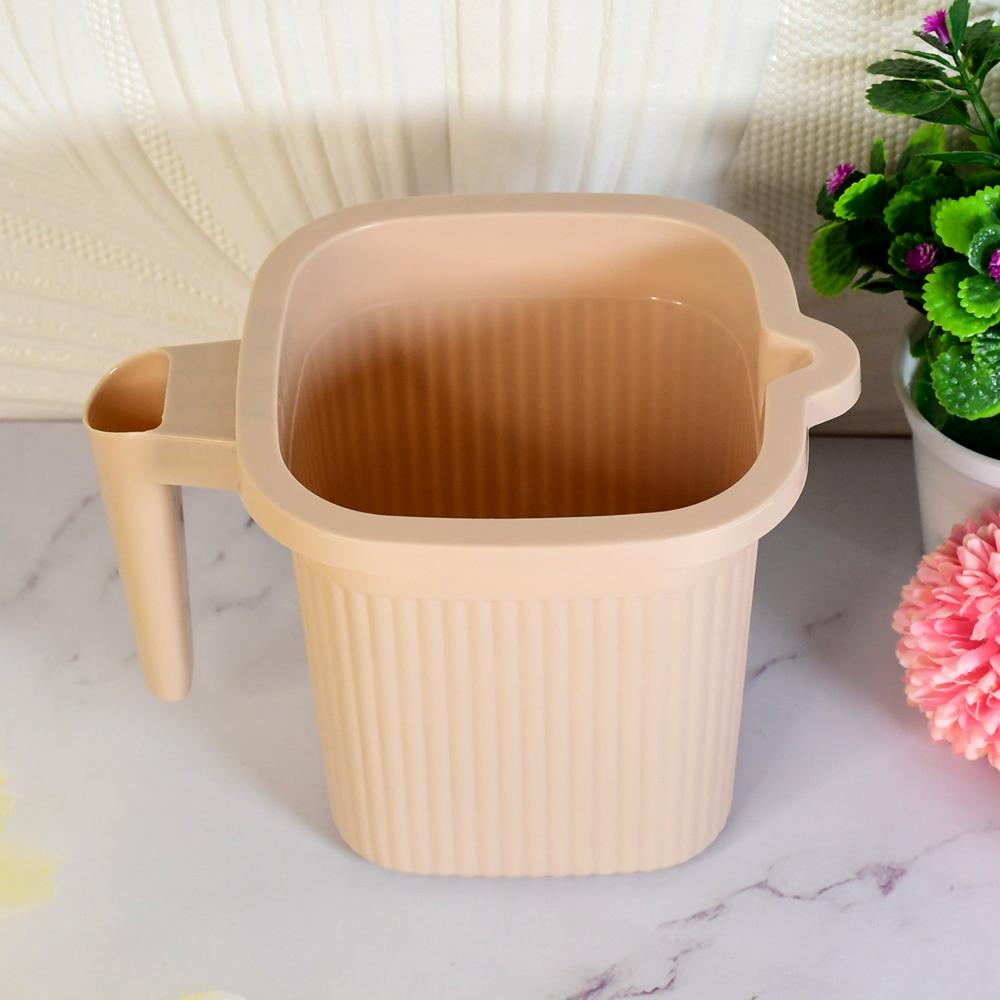 Plastic Square Bath Water Mug (1 Pc / 1000 Ml / Mix Color) - Application: As Per Product Requirement