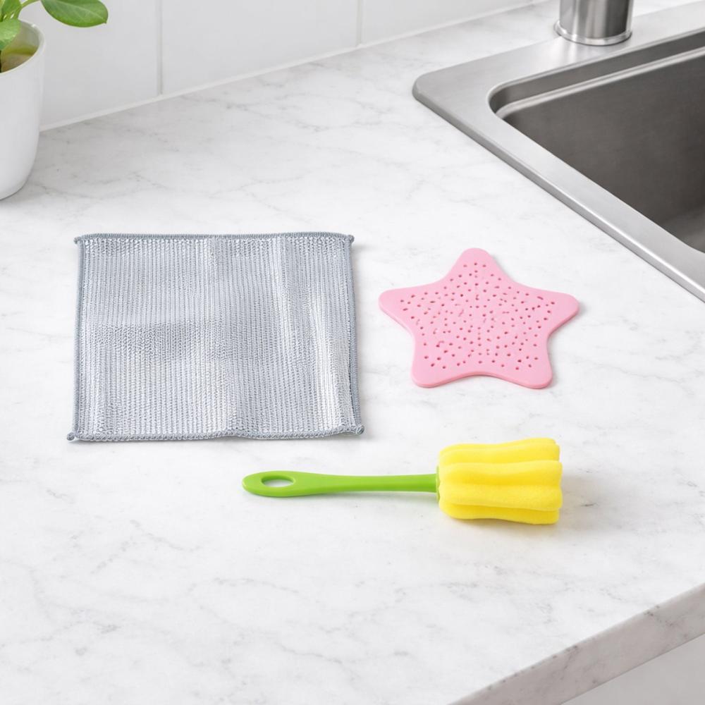 3 In 1 Kitchen Cleaning Combo Set - Application: As Per Product Requirement