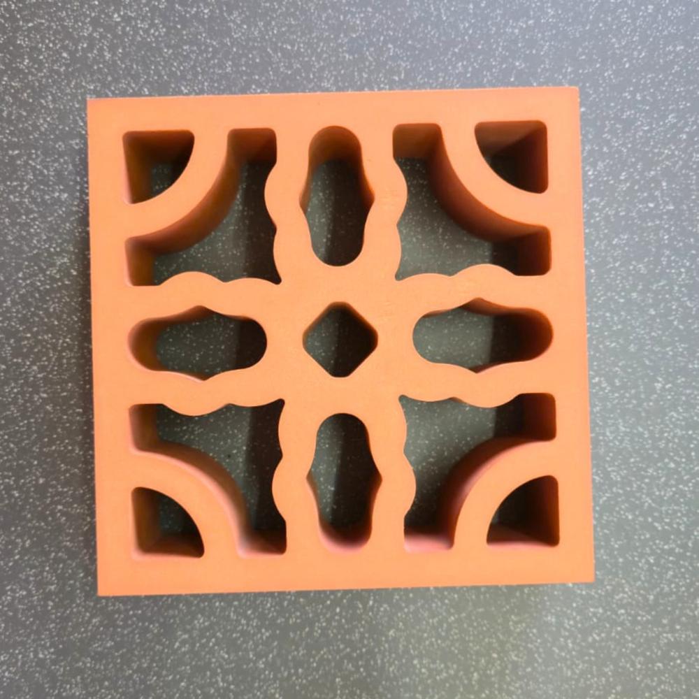 Teracotta Ruby Clay Jali - Application: Residential Buildings