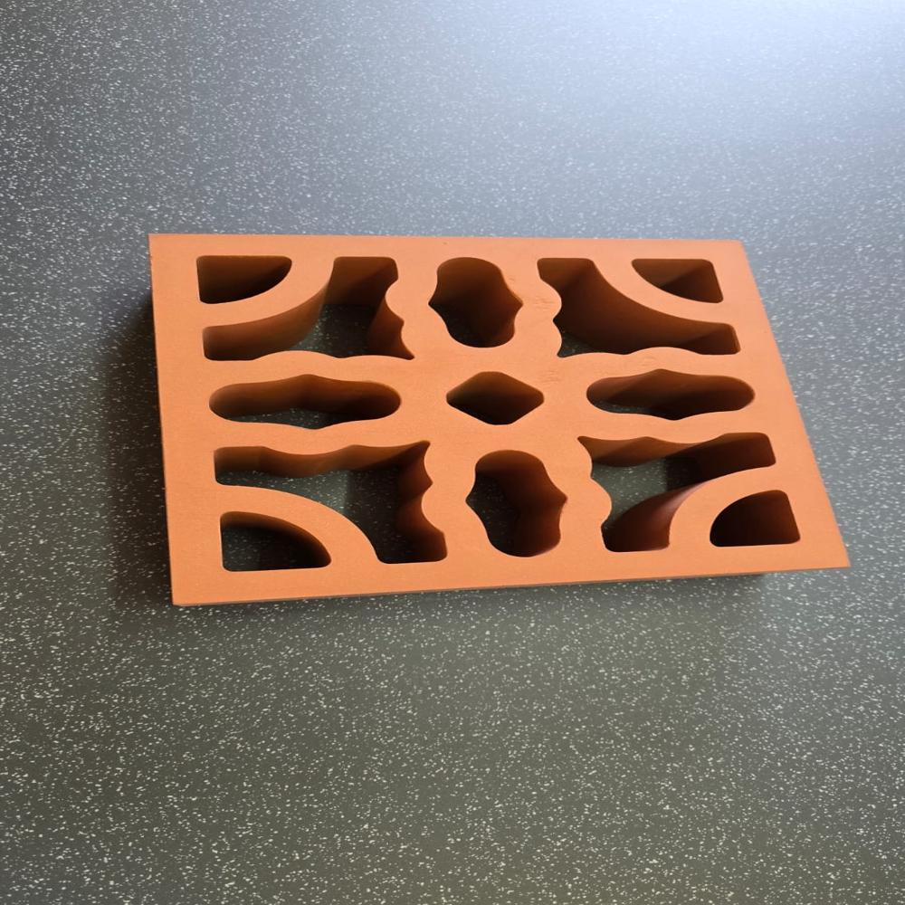 Teracotta Ruby Clay Jali - Application: Residential Buildings