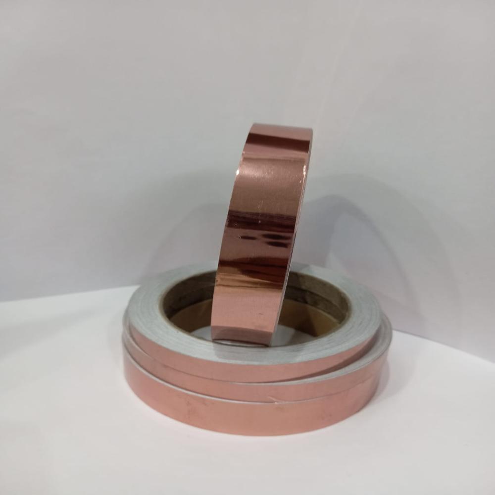 Self Adhesive Rose Gold Tape - Elongation: 80 120%