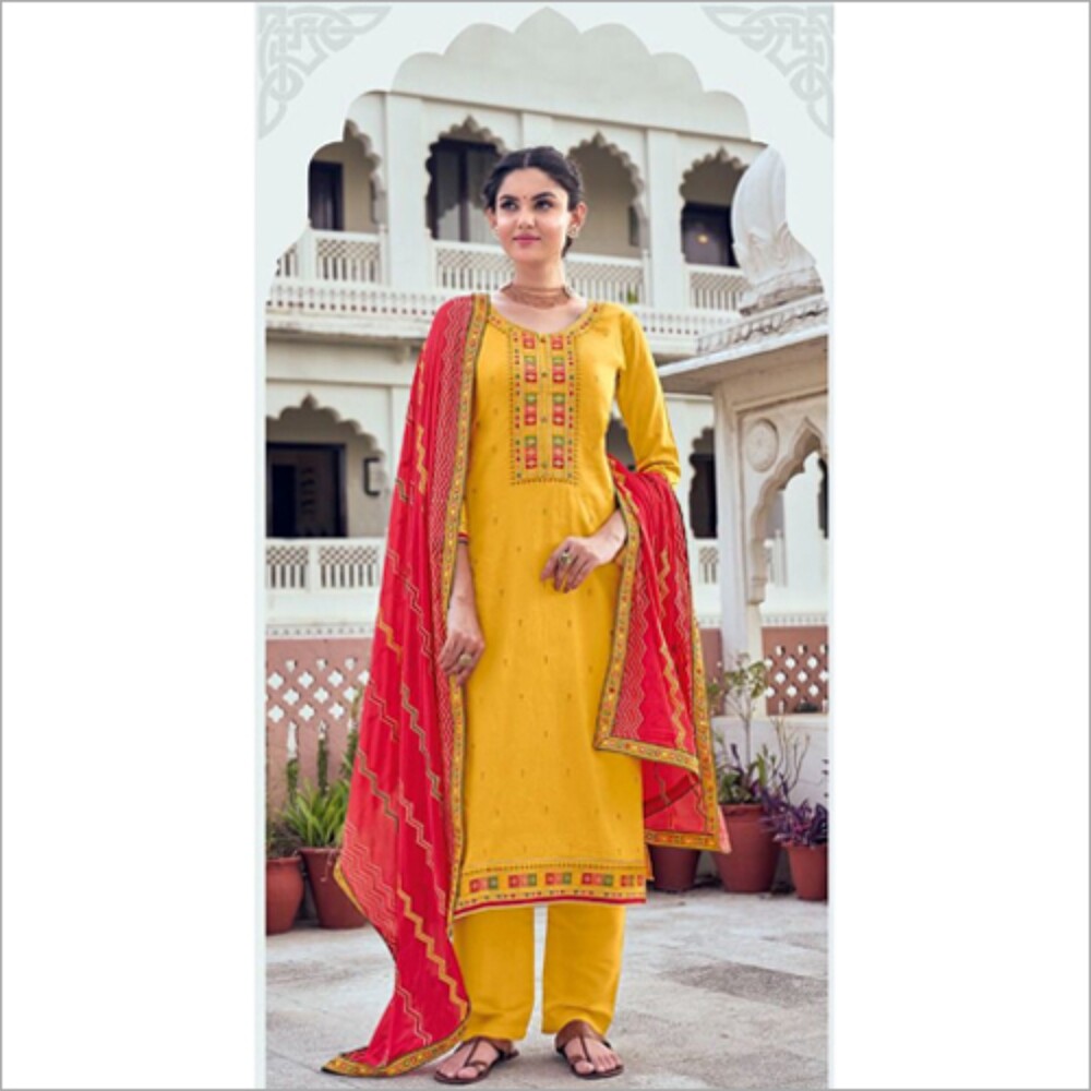 Ladies Stylish Unstitched Suits