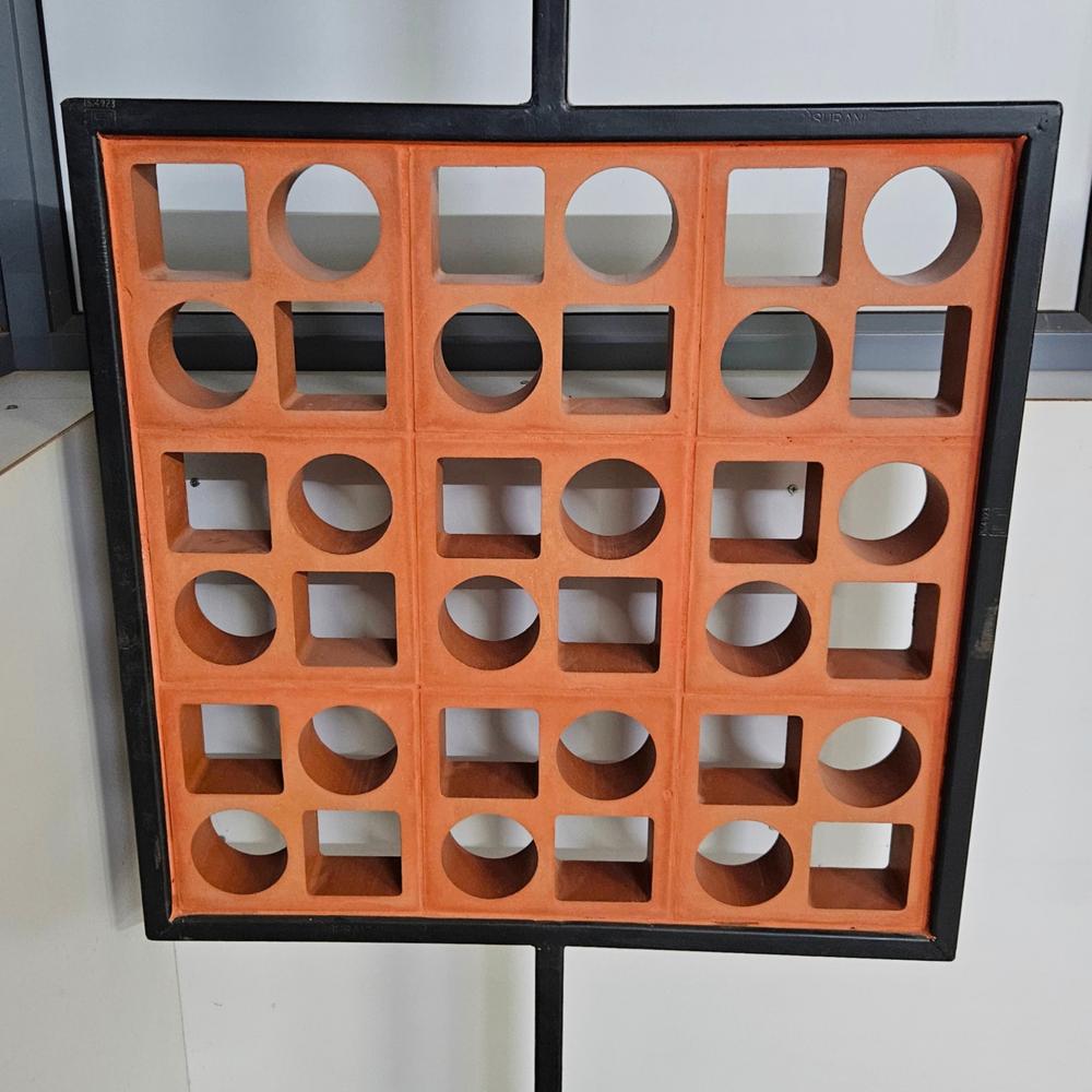 Terracotta Cubic Clay Jali Breeze Block