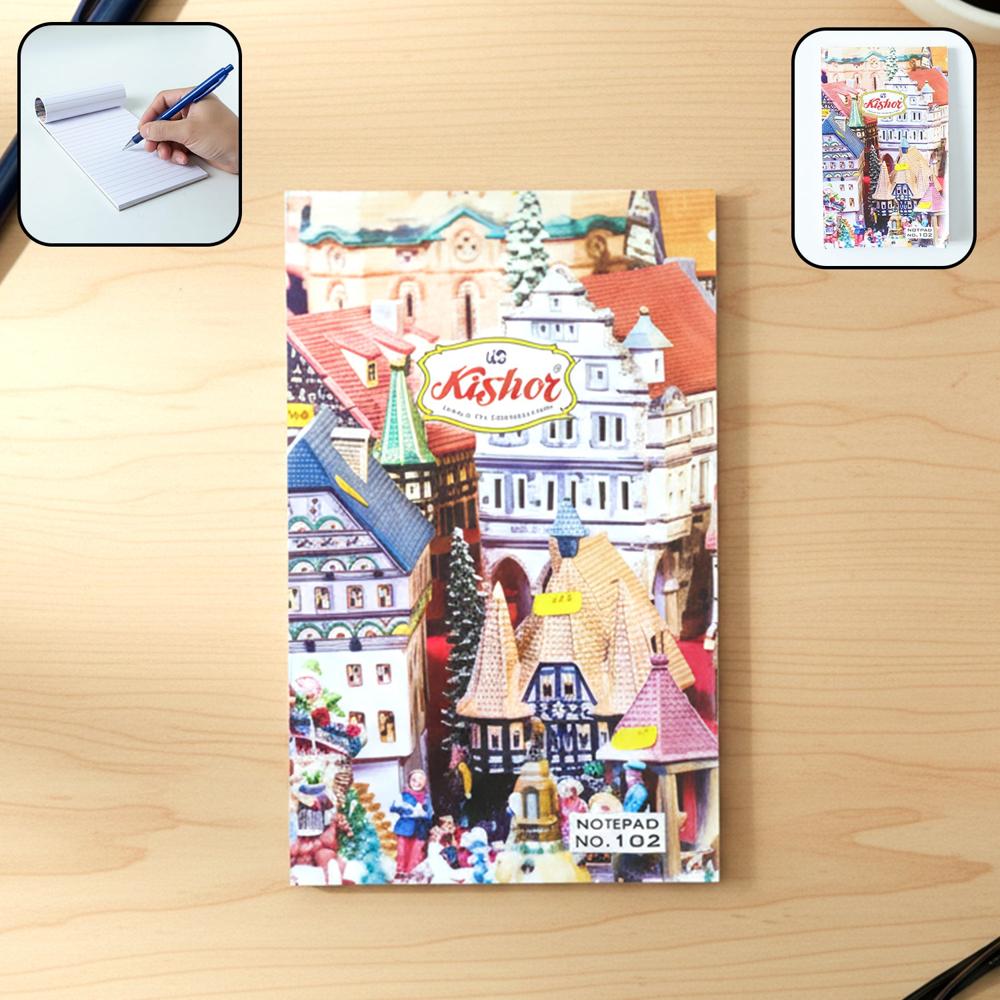 Premium Pocket Notebook 80-Page Writing Notepad (165 x 105 mm, 1 Pc)