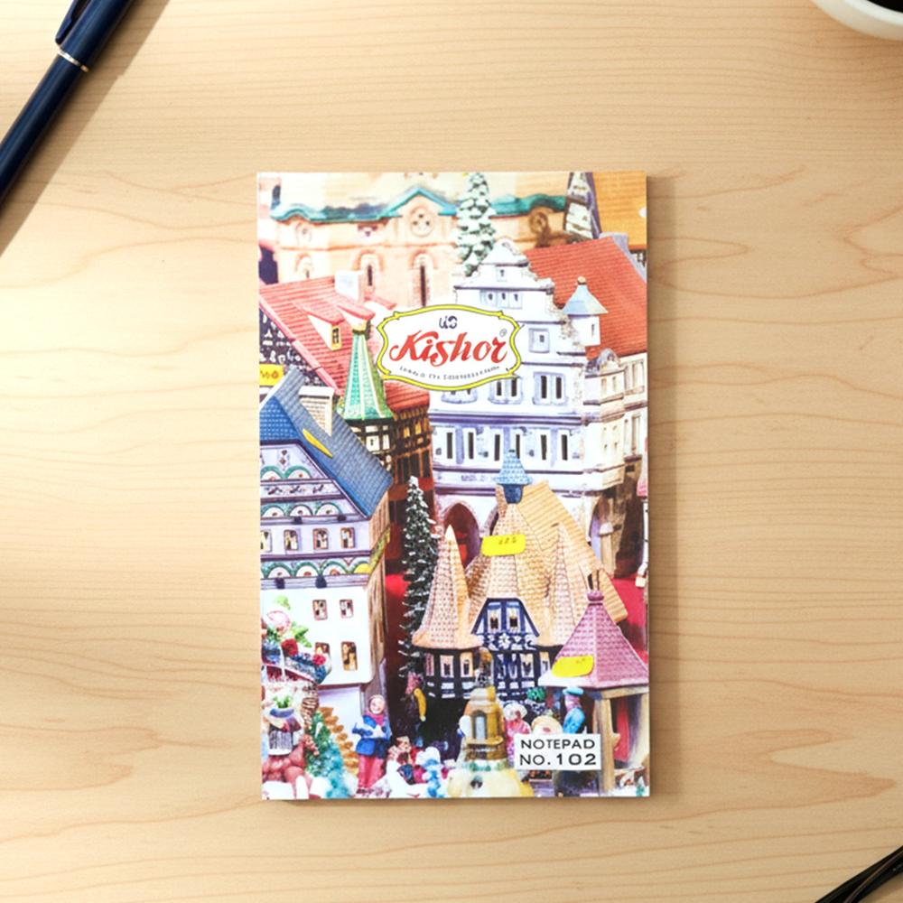 Premium Pocket Notebook 80-Page Writing Notepad (165 x 105 mm, 1 Pc)